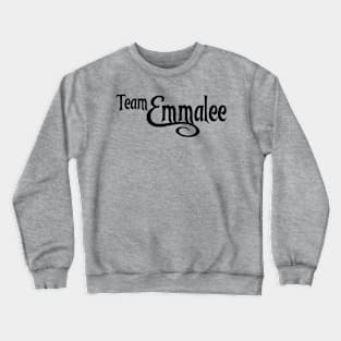 Team Emmalee Black Logo Crewneck Sweatshirt